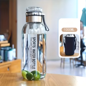 Borosilicate Glass Water Bottle